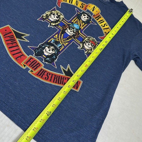 Bravado Guns N Roses Blue Short Sleeve Tee Size Medium - Picture 7 of 8